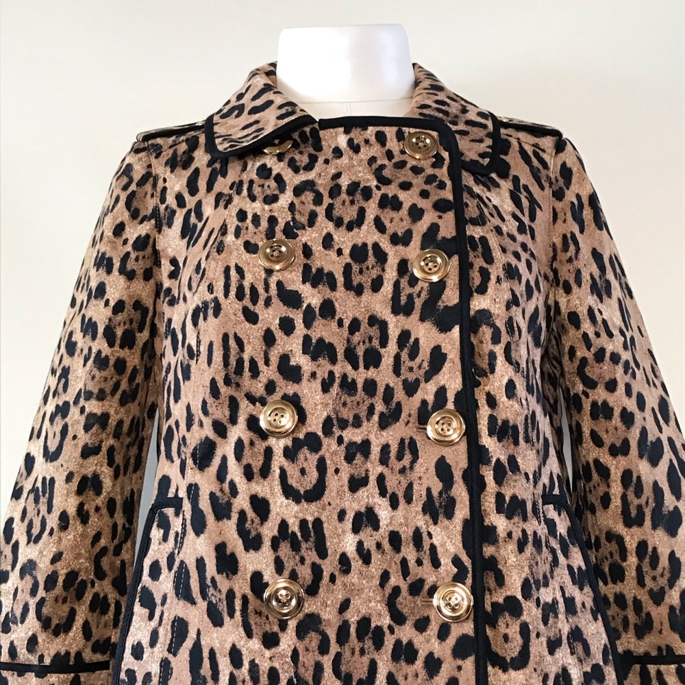 Whbm Leopard Print Swing Jacket - image 6